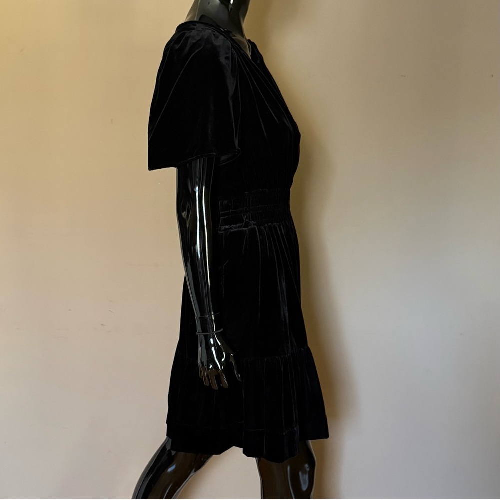 Maeve by Anthropologie Somerset Mini Black Velvet Dress. NWOT. - Picture 5 of 6